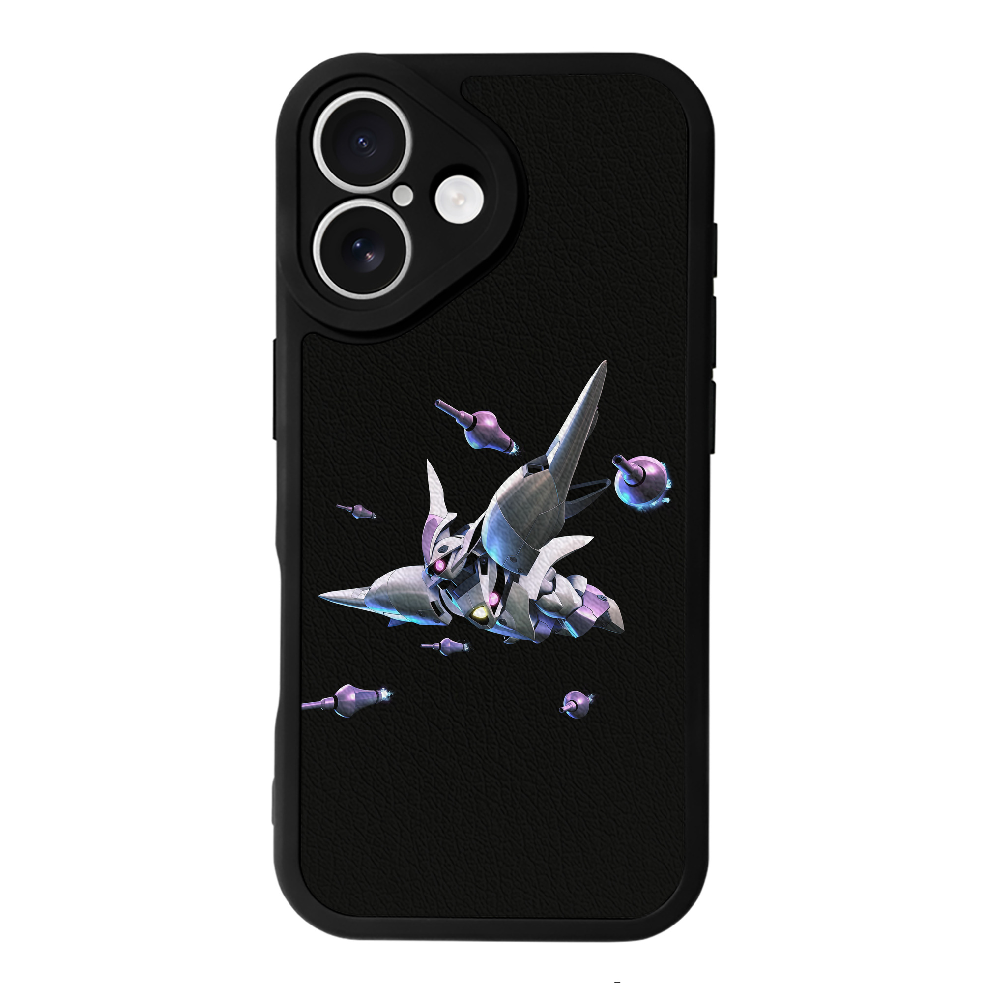 （画像用） 機動戦士ガンダム Mobile Suit Gundam 【iPhone 16シリーズ対応】シリコンスマホケース（レザー調） 材質：シリコン
